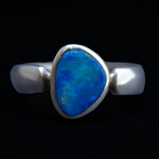 Blue Opal Ring - Image 3