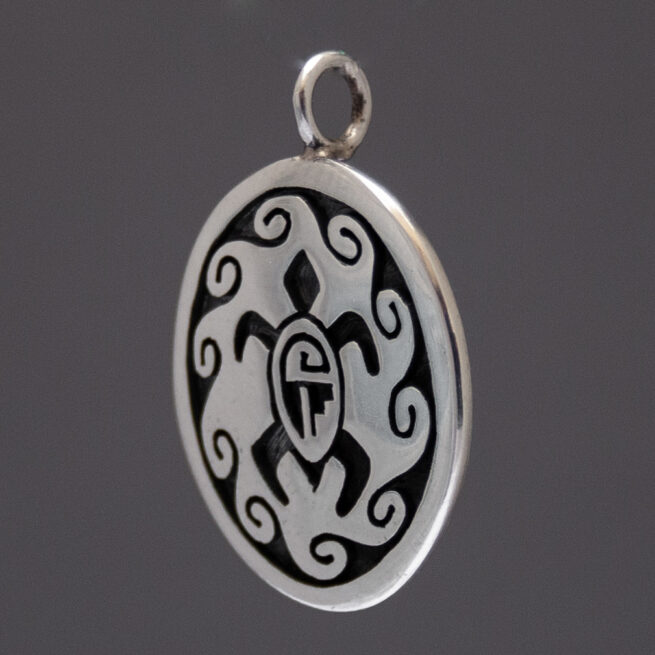 Ray Dorothy Poleyma Kyasyousie Silver Turtle Pendant