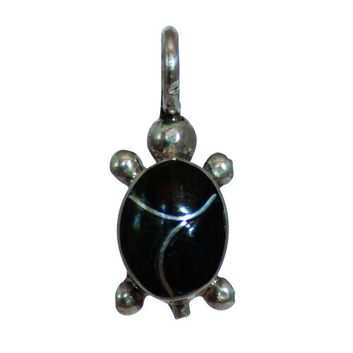 Petit Pendentif Tortue Noire