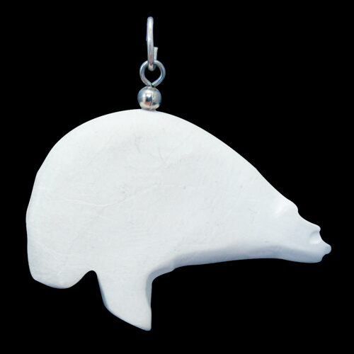 Zuni Polar Bear Pendant