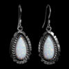 Amos Begay Opal Teardrop Earrings