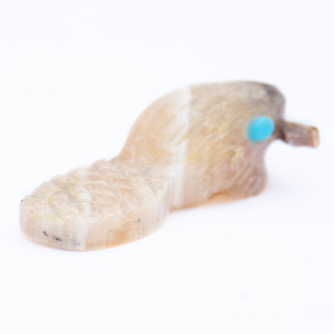 Angel Yatsayte Yellow Serpentine Zuni Beaver Fetish - Image 3