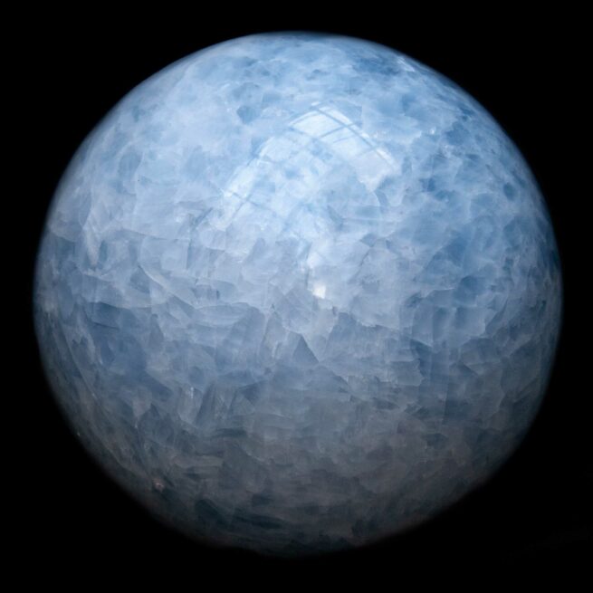 Boule de Cristal Calcite Bleue Extra Large