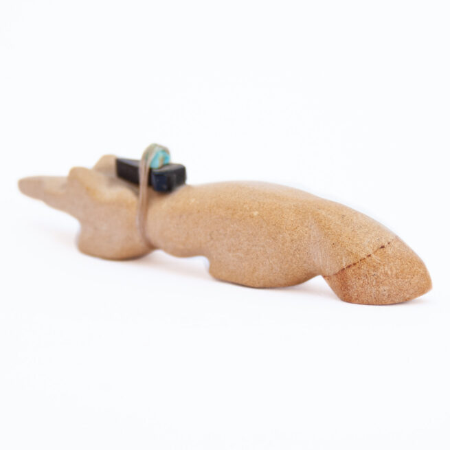 Elroy Pablito Jasper Zuni Wolf Fetish Carving - Image 4