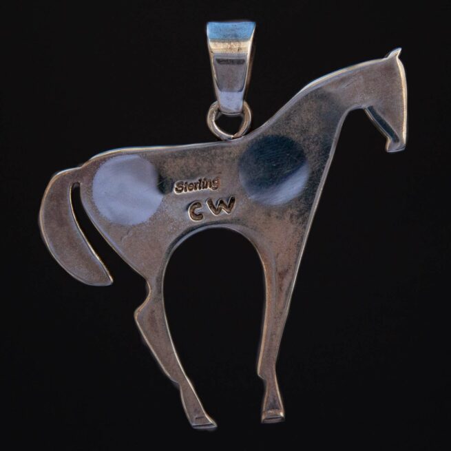 Nelvin Chee Sugilite Spondylus Pearl Horse Pendant - Image 4