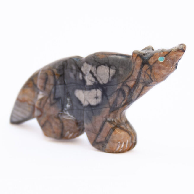 Sculpture Animal Totem Loup – Image 3