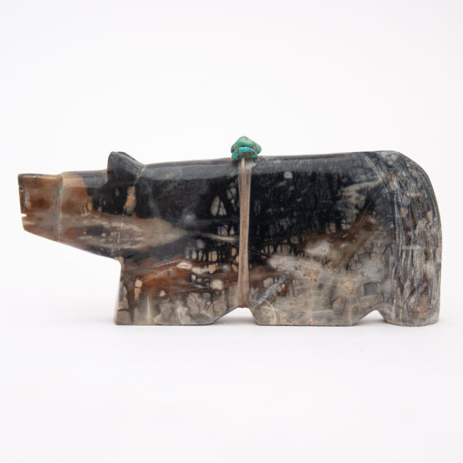 Terrance Matza Picasso Stone Wolf Carving - Image 2
