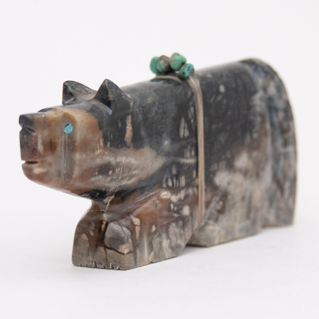 Terrance Matza Picasso Stone Wolf Carving - Image 4