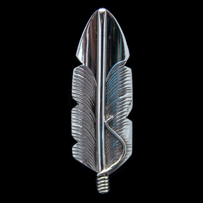Chris Charley Large Silver Feather Ring