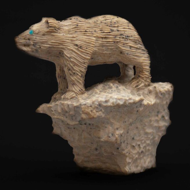 Figurine Zuni Marmotte Jaspe