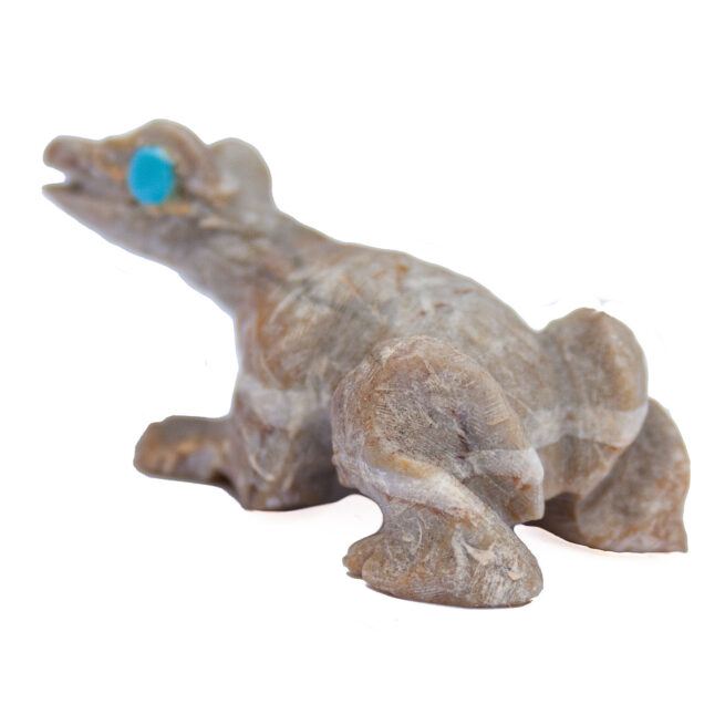 Dana Maloni Picasso Jasper Frog Carving - Image 4