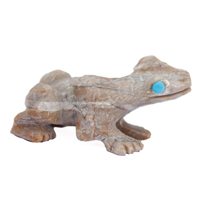 Dana Maloni Picasso Jasper Frog Carving - Image 2
