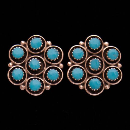 Clous d'Oreilles Florence Booqua Turquoise