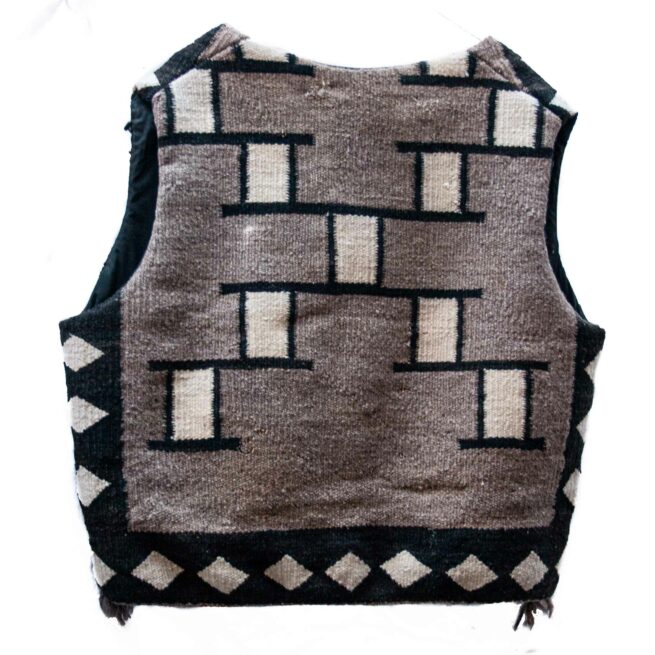 Gilet Gris Vintage Grande Taille – Image 2