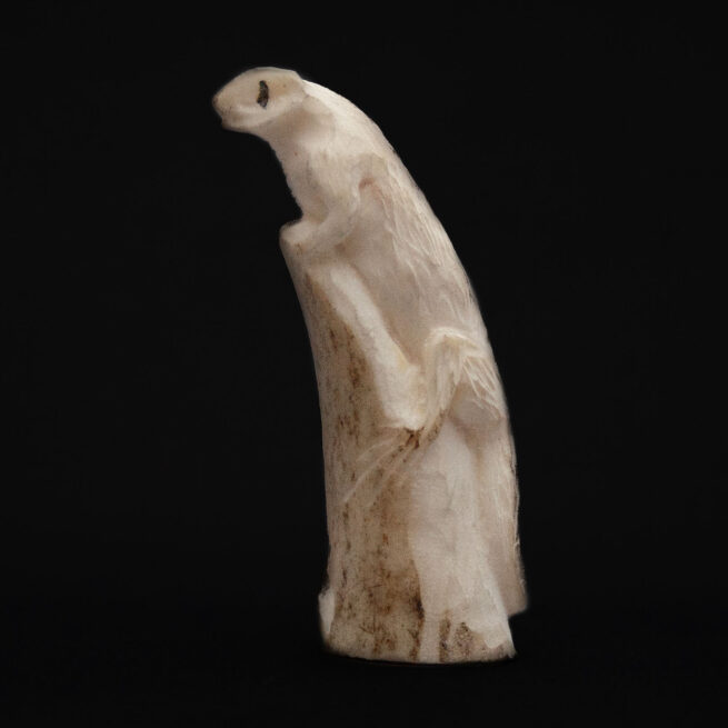 Figurine Zuni Iguane Blanc