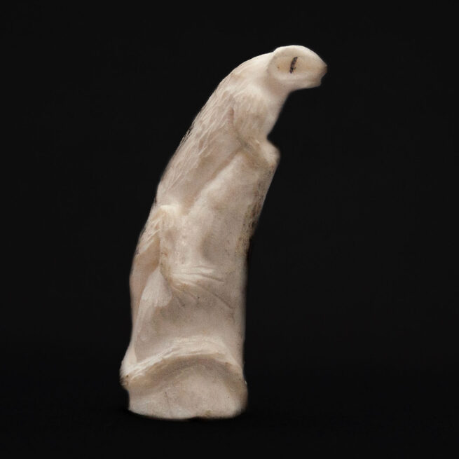 Figurine Zuni Iguane Blanc