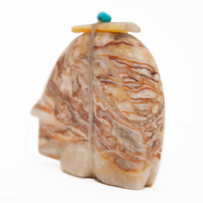 Figurine Amérindienne Ours Dolomite – Image 4