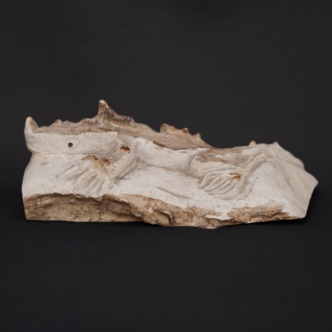 Max Laate Deer Antler Horned Lizard Carving - Image 3