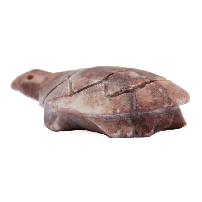 Sculpture Tortue Marbre Rouge – Image 3