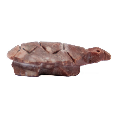 Native American Red Marble Zuni Turtle