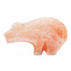 Sculpture Amérindienne Ours Calcite Orange