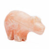 Sculpture Amérindienne Ours Calcite Orange – Image 3
