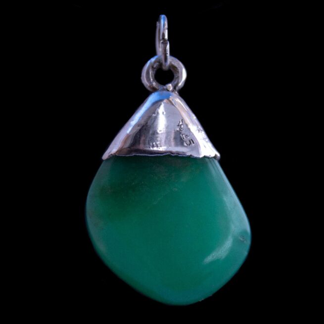 Petit Pendentif Pierre Chrysoprase – Image 3