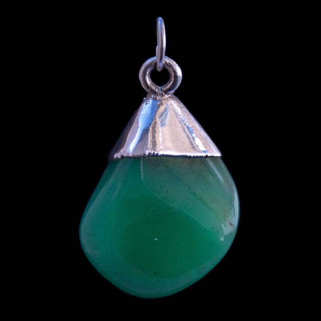 Petit Pendentif Pierre Chrysoprase