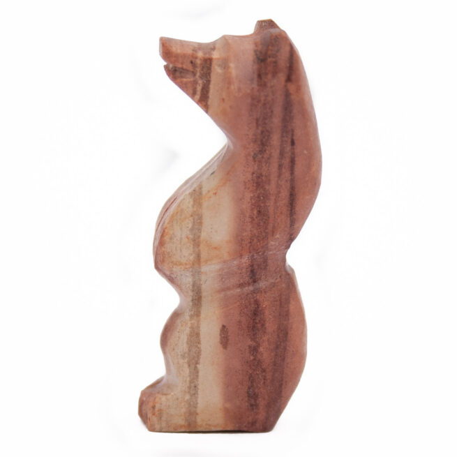 Small Dolomite Zuni Standing Bear Carving