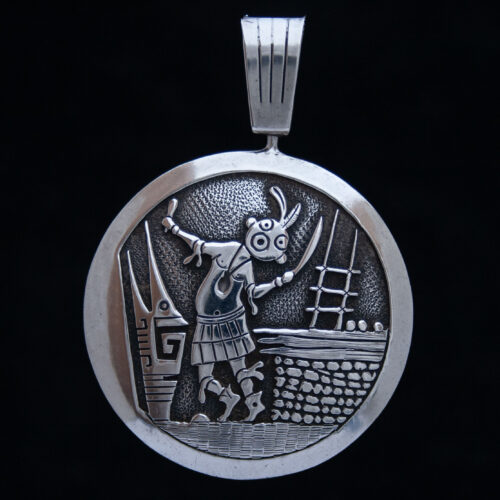 Pendentif Argent Vintage Hyson Craig Réversible