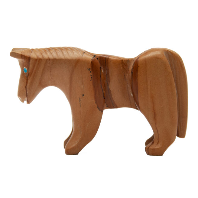 Loubert Soseeah Brown Horse Carving