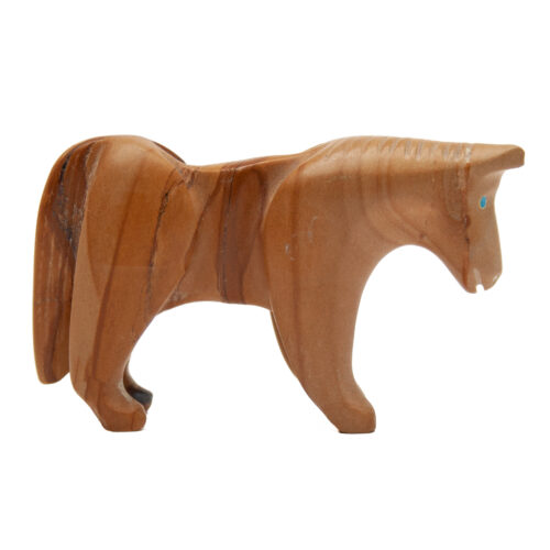 Loubert Soseeah Brown Horse Carving