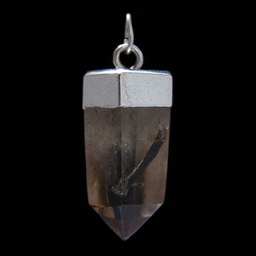 Pendentif Argent Citrine Naturelle