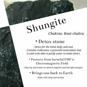 Les Bienfaits de la Shungite