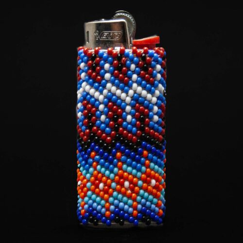 Small Zuni Beaded Lighter Case