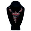 Vintage Zuni Red Coral Silver Necklace