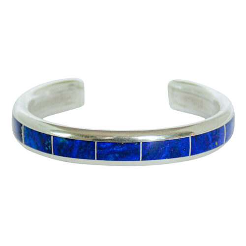 Larry Loretto Silver Lapis Bracelet