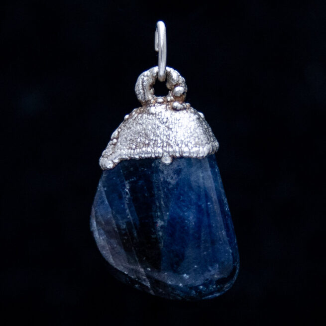 Pendentif Argent Kyanite Polie