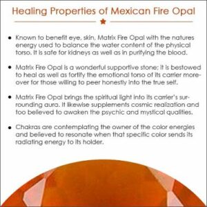 Mexican Fire Opal Properties