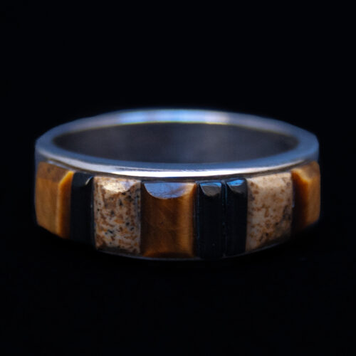 Native American Black Brown Ring