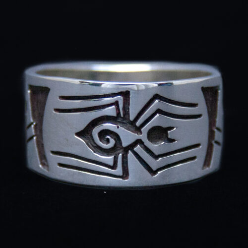 Bague Amérindienne Argent Araignée