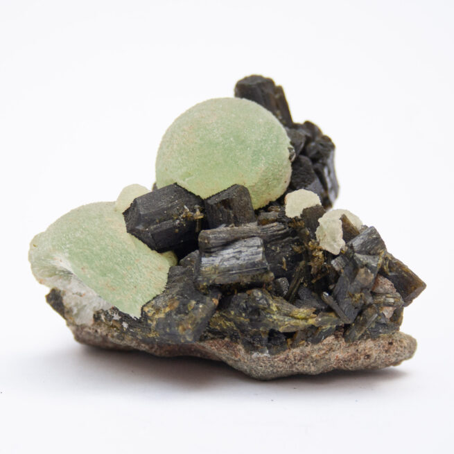 Prehnite Epidote Crystal Cluster - Image 3
