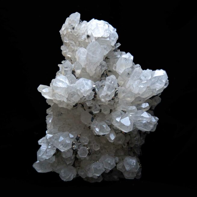 Quartz Hematite Pyrite Cluster