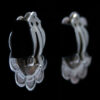 Silver Turquoise Clip-On Earrings - Image 3