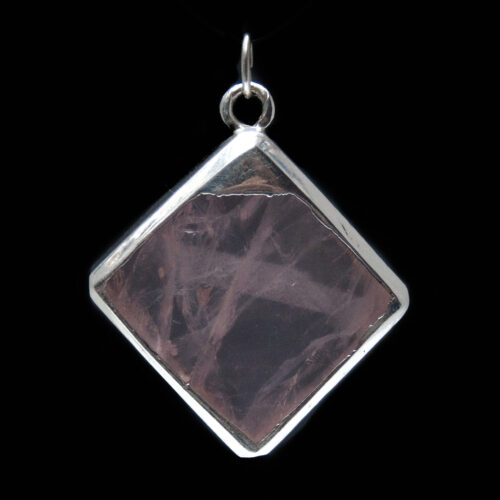 Square Pink Crystal Pendant