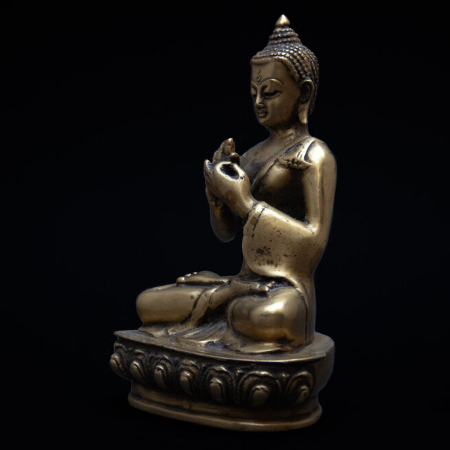 Dharmachakra Mudra Buddha Statue - Image 2