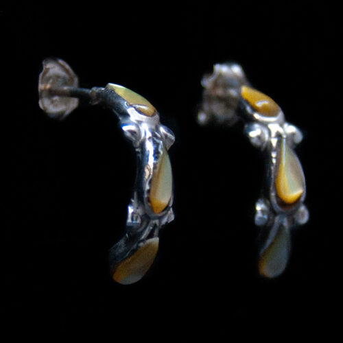 Golden Mother-of-Pearl Earrings