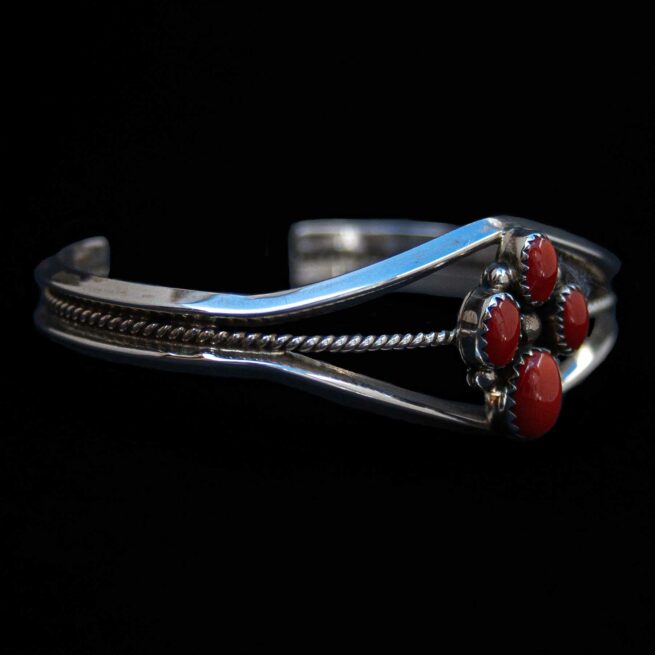 Native American Coral Bracelet - Image 2