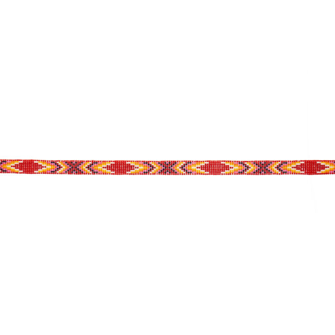 Bandeau Rouge Perlage Amérindien – Image 2