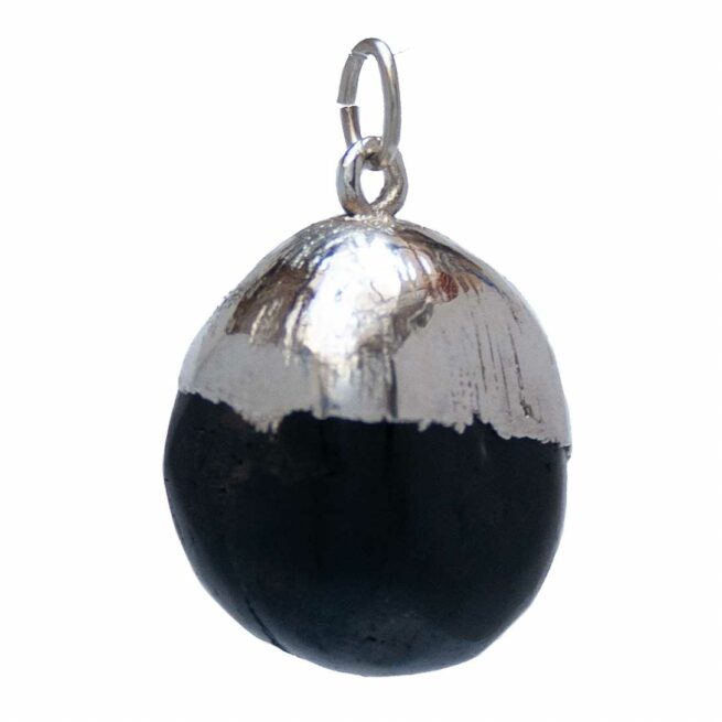Pendentif Tourmaline Noire Ronde – Image 2